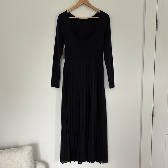 NWT J. Crew Pleated ballet dress stretch cotton scoop open back CF797 plisse - Picture 8 of 10